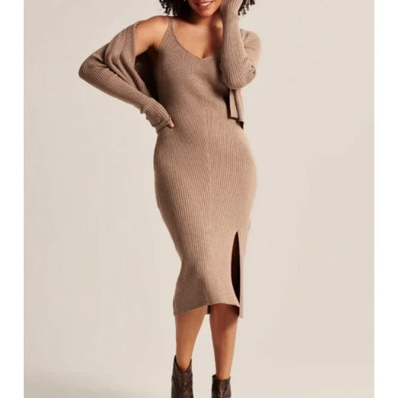 Abercrombie Fitch Dresses Abercrombie Fitch Rib Knit Midi